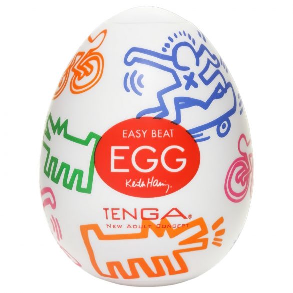 TENGA Egg Keith Haring Street - мастурбационно яйце (1 бр.)