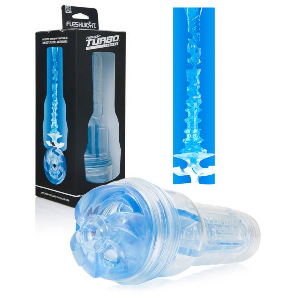 Fleshlight Turbo Thrust - мастурбатор с всмукване (син) 