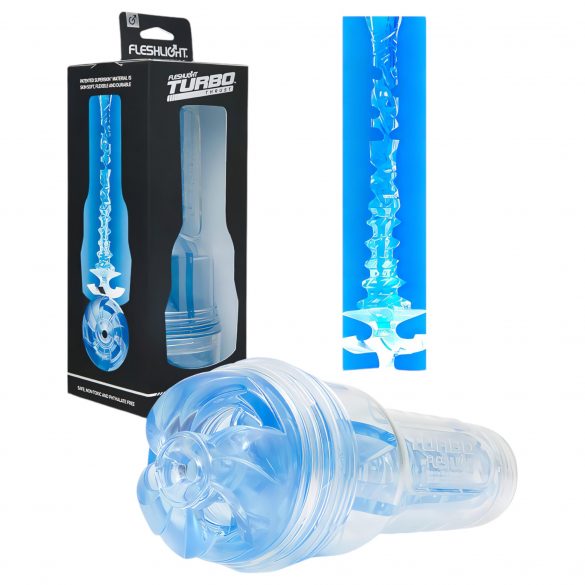 Fleshlight Turbo Thrust - мастурбатор с всмукване (син) 