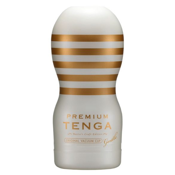 TENGA Premium Gentle - мастурбатор за еднократна употреба (бял) 