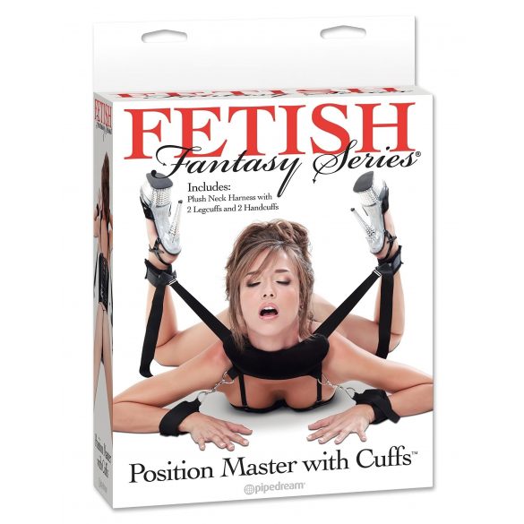 Fetish Position Master - комплект за обвързване (черен) 