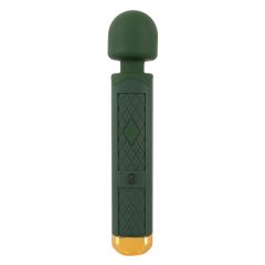   Emerald Love Wand - презареждащ се, водоустойчив масажиращ вибратор (зелен)