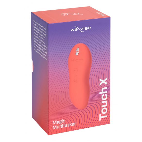 We-Vibe Touch X - презареждащ се, водоустойчив клиторен вибратор (корал) 