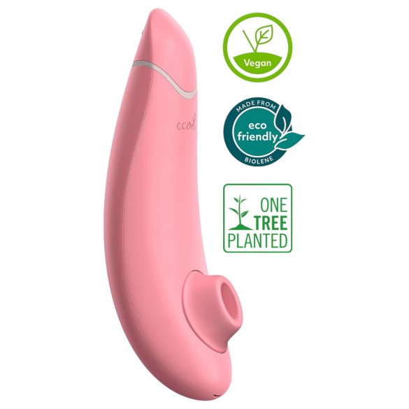 / Womanizer Premium Eco - клиторен стимулатор с въздушни вълни и акумулаторна батерия (розов)