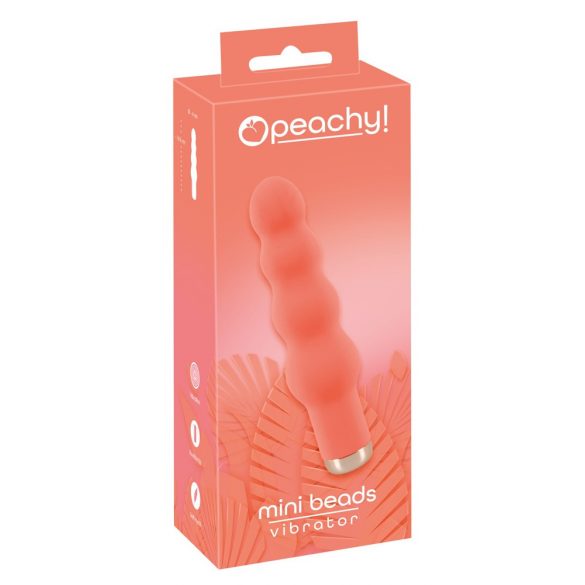 You2Toys peachy! мини мъниста - презареждащ се перлен вибратор (праскова) 