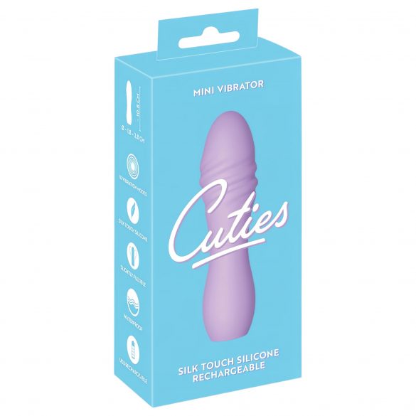 Cuties Mini 3 - Акумулаторни, водоустойчиви, спираловидни вибратори (лилави) 