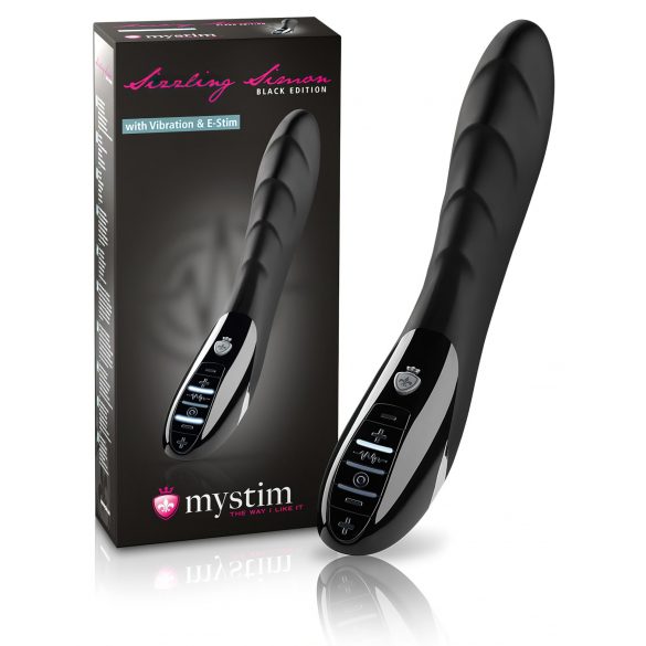 mystim Black Edition Sizzling Simon - електростимулиращ вибратор