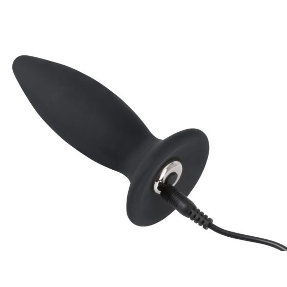 Black Velvet S - Акумулаторен анален вибратор за начинаещи - малък (черен)