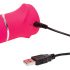 Happyrabbit Thrusting - Акумулаторна, въртяща се лостова вибрация (розова)