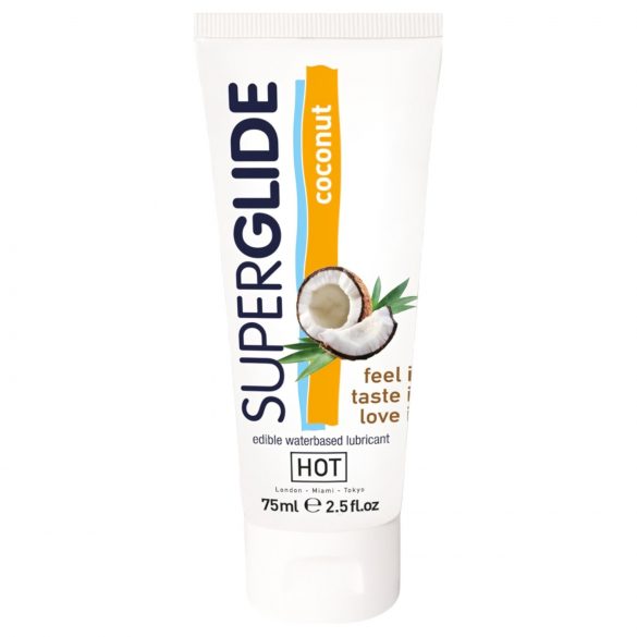 HOT Superglide Coconut - лубрикант за ядене (75ml) 