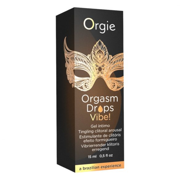 Orgie Orgasm Drops Vibe - изтръпващ интимен гел за жени (15ml) 