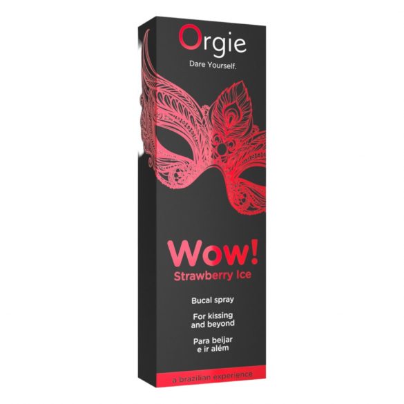 Orgie Wow Strawberry Ice - охлаждащ спрей за уста (10ml) 