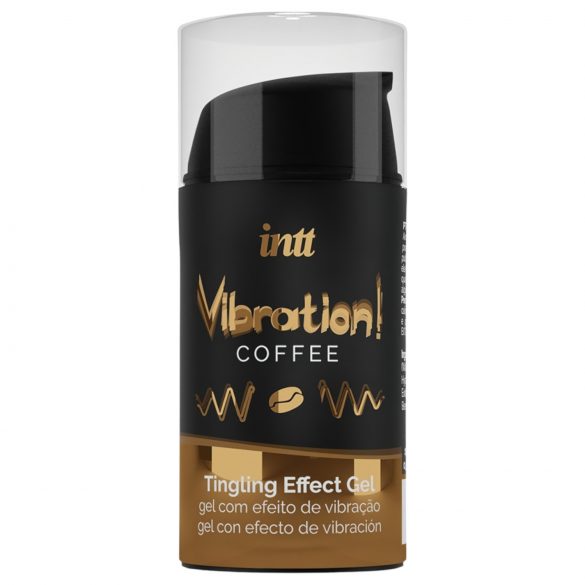 Intt Vibration! - течен вибратор - кафе (15 ml)