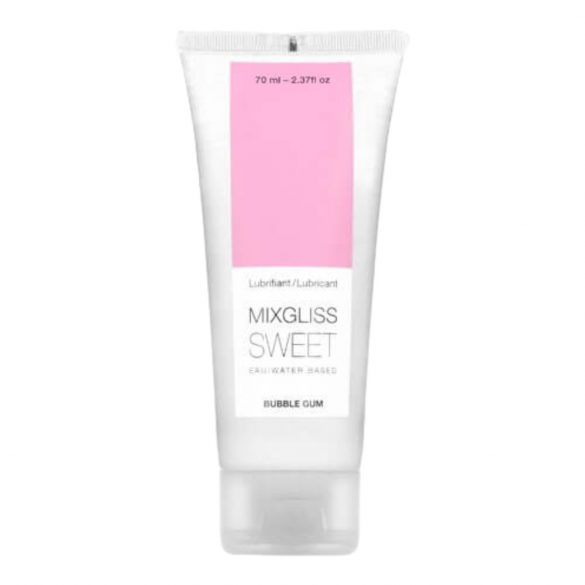 Mixgliss Sweet Bubble Gum - лубрикант на водна основа - дъвка (70ml) 