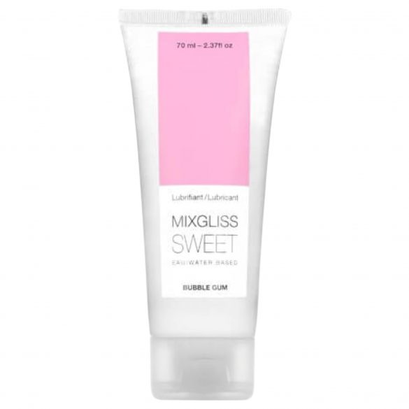 Mixgliss Sweet Bubble Gum - лубрикант на водна основа - дъвка (70ml) 