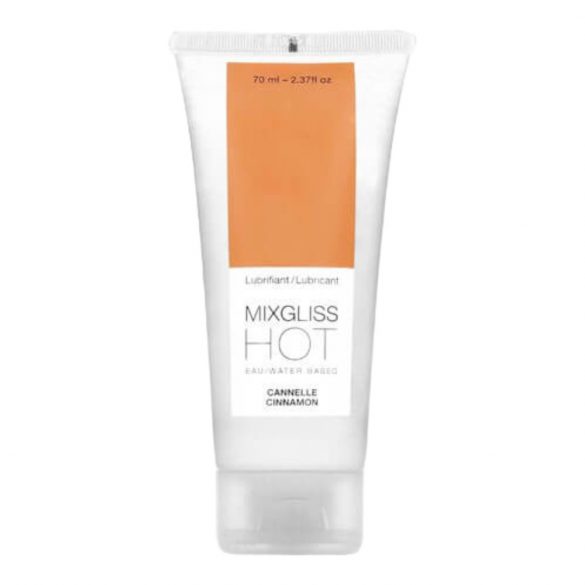 Mixgliss Hot - загряващ лубрикант на водна основа - канела (70ml) 