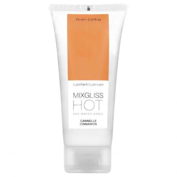 Mixgliss Hot - загряващ лубрикант на водна основа - канела (70ml) 