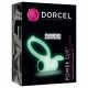 Dorcel - Фосфоресциращ вибриращ пенис пръстен (бял) 