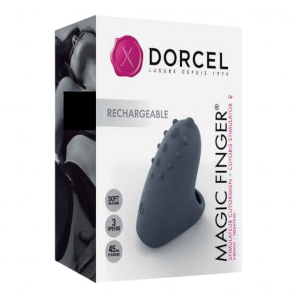 Dorcel Magic Finger - акумулаторен вибратор за пръсти (сив) 