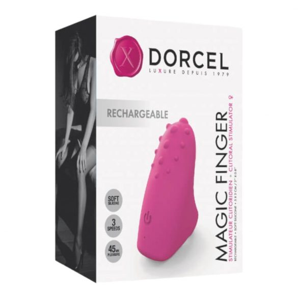 Dorcel Magic Finger - акумулаторен вибратор за пръсти (розов) 