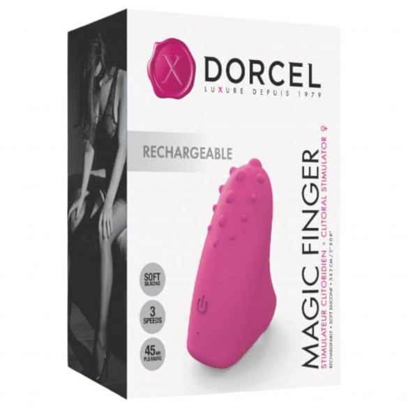 Dorcel Magic Finger - акумулаторен вибратор за пръсти (розов) 