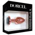 Dorcel Diamond Plug S - алуминиев анален вибратор - малък (розово злато) 