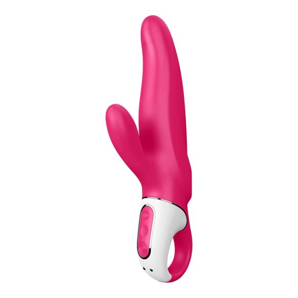 Satisfyer Mr. Rabbit - водоустойчив, презареждащ се вибратор с пръчка (розов) 