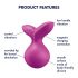 Satisfyer Viva la Vulva 3 - безжичен, водоустойчив клиторен вибратор (виола) 