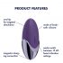 Satisfyer Purple Pleasure - безжичен вибратор за клитора (лилав) 