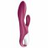 Satisfyer Heated Affair - Загряващ вибратор с шипове (червен) 