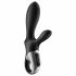 Satisfyer Heat Climax+ - интелигентен, загряващ, анален вибратор с лост (черен) 