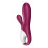 Satisfyer Hot Bunny - интелигентен вибратор за нагряване на ръката (червен) 