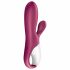 Satisfyer Hot Bunny - интелигентен вибратор за нагряване на ръката (червен) 