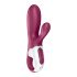 Satisfyer Hot Bunny - интелигентен вибратор за нагряване на ръката (червен) 