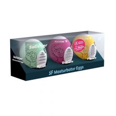   Satisfyer Egg RBF - комплект яйца за мастурбация (3бр.)