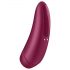 Satisfyer Curvy 1+ - умен стимулатор за клитор с въздушни вълни (червен)