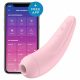 Satisfyer Curvy 2+ - Интелигентен вибратор за клитора с въздушна вълна (розов) 