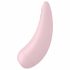 Satisfyer Curvy 2+ - Интелигентен вибратор за клитора с въздушна вълна (розов) 