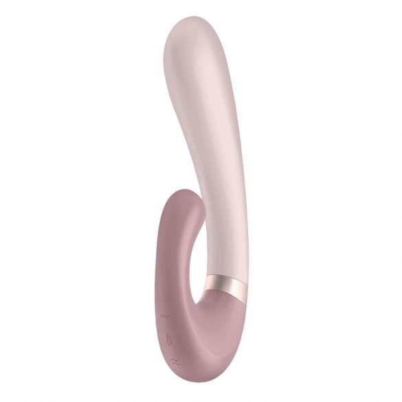 Satisfyer Heat Wave - интелигентен, загряващ, лостов вибратор (бежов) 