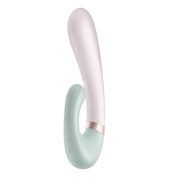 Satisfyer Heat Wave - интелигентен, загряващ, лостов вибратор (мента) 