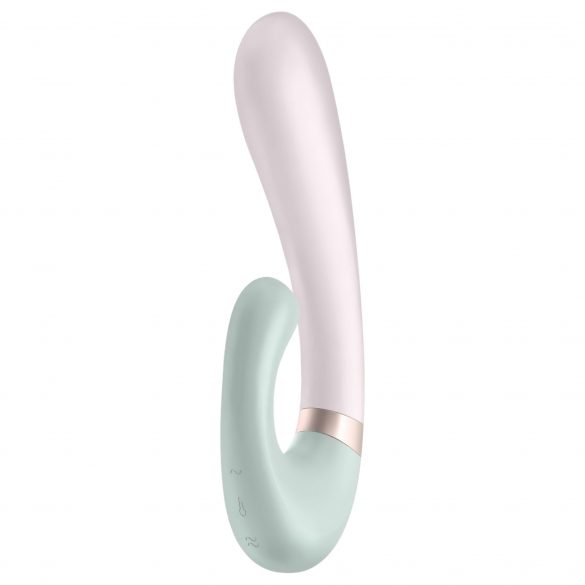 Satisfyer Heat Wave - интелигентен, загряващ, лостов вибратор (мента) 