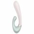 Satisfyer Heat Wave - интелигентен, загряващ, лостов вибратор (мента) 