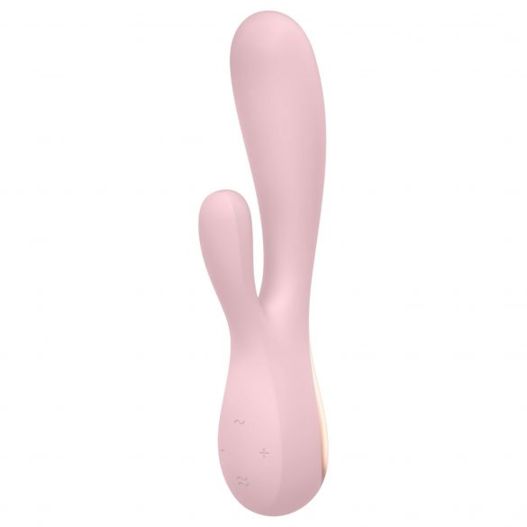 Satisfyer Mono Flex - интелигентен водоустойчив вибратор (бледо розово) 