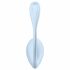 Satisfyer Smooth Petal - интелигентно вибриращо яйце (синьо) 