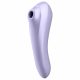 Satisfyer Dual Pleasure - Smart Airwave 2in1 вибратор (лилав) 