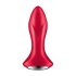 Satisfyer Rotator Plug 1 - Акумулаторни анални вибратори с мъниста (червени) 