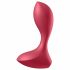 Satisfyer Backdoor Lover - Акумулаторни, водоустойчиви анални вибратори (червени) 