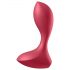 Satisfyer Backdoor Lover - акумулаторен, водоустойчив анален вибратор (червен)