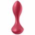 Satisfyer Backdoor Lover - Акумулаторни, водоустойчиви анални вибратори (червени) 