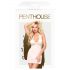 Penthouse Sweet & Spicy - дантелена рокля с деколте и стринг (бяла)  - M/L